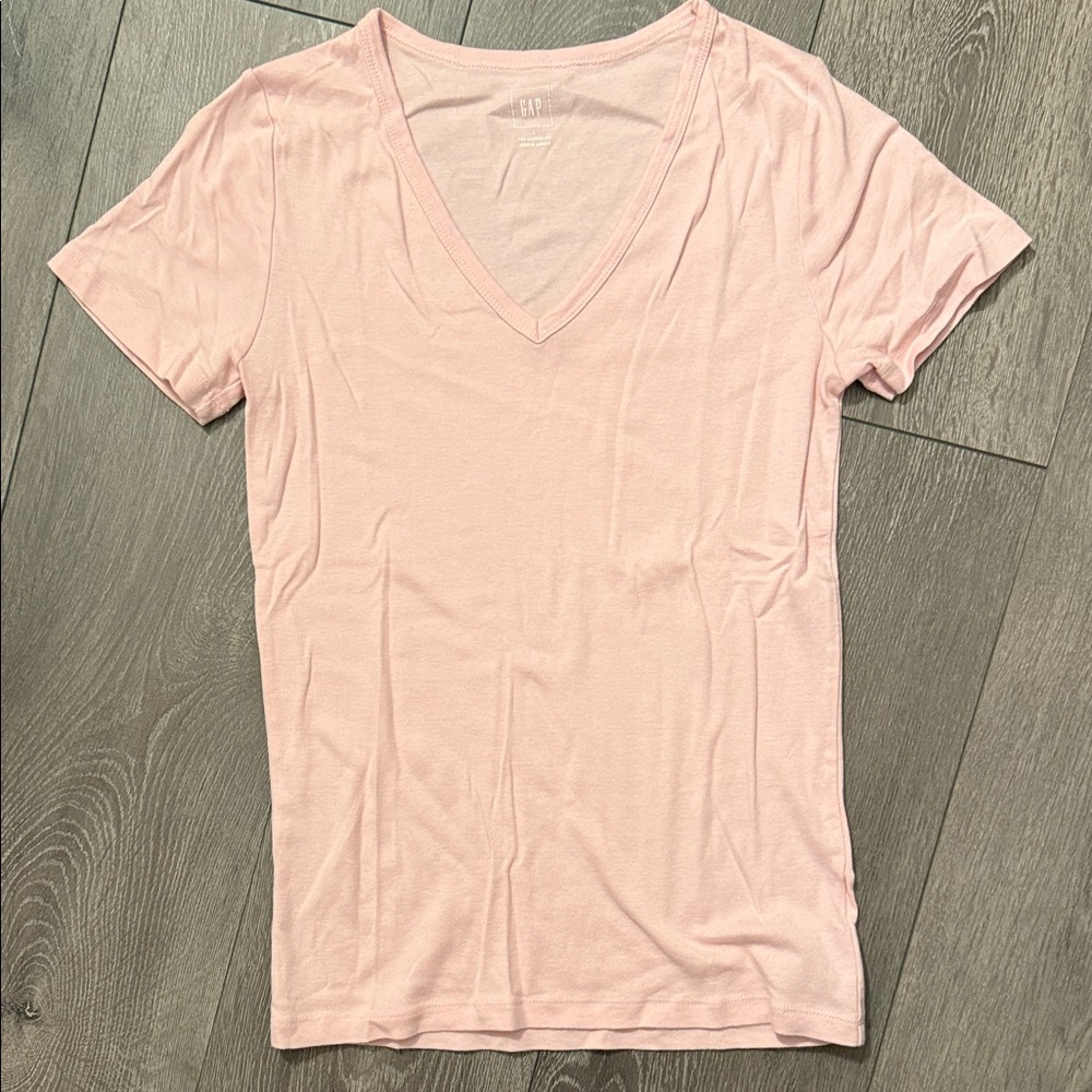 Gap V-Neck Pink Women's Top